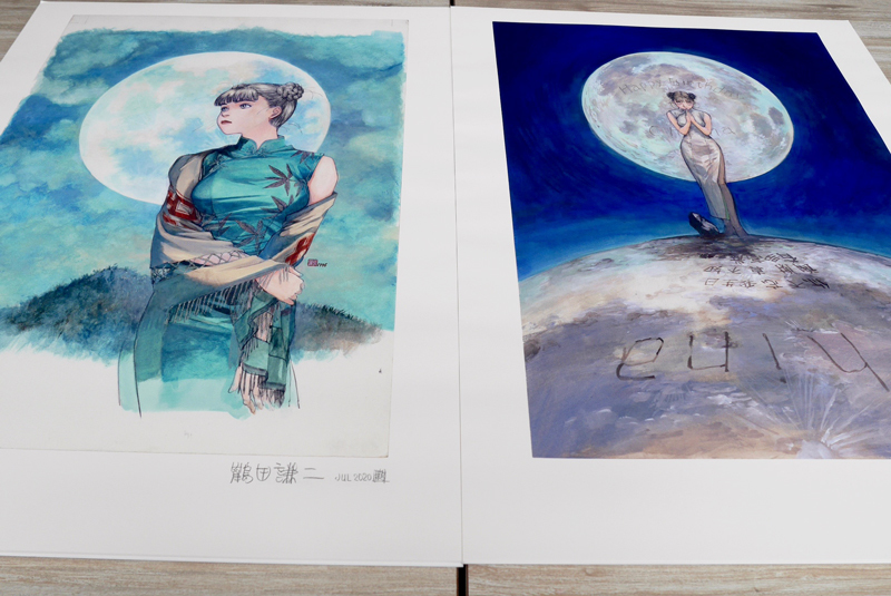 鶴田謙二 直筆サイン入り複製原画「チャイナさん 2」（鶴田謙二