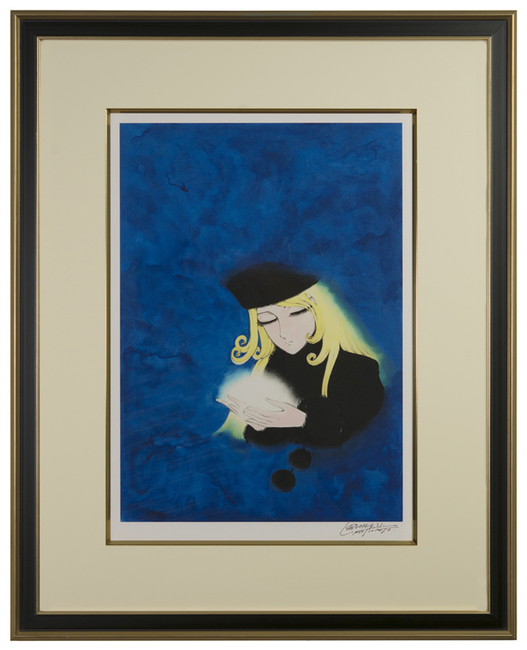 松本零士 直筆サイン入り版画「銀河鉄道999／メーテル」（松本零士