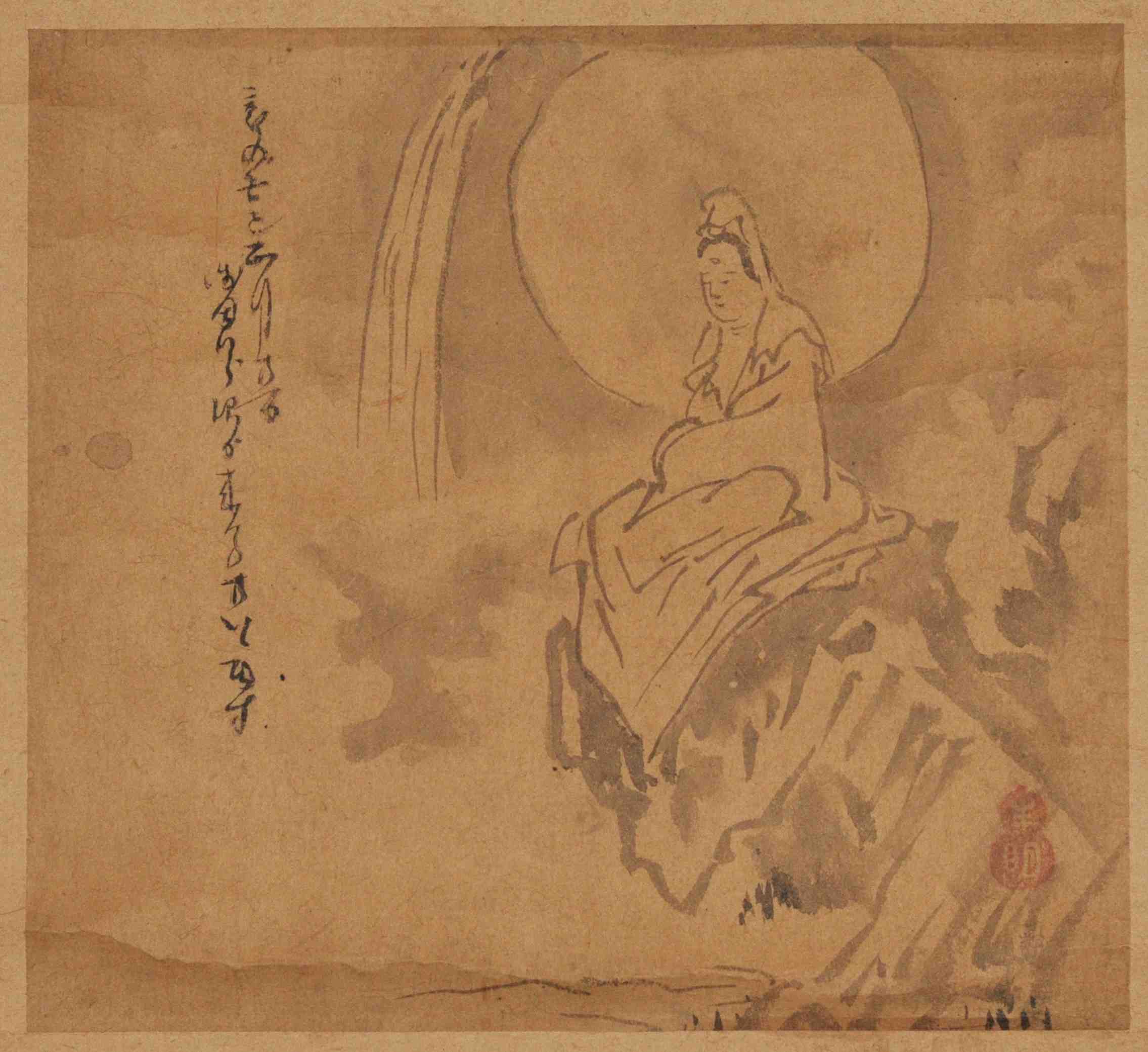 滝見観音図 | 福岡市美術館