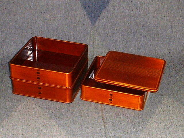 飛騨高山 春慶塗】三段重 6寸5分 商品詳細｜飛騨春慶塗本舗 福壽漆器