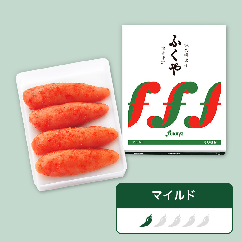 味の明太子マイルド200g | 味の明太子ふくや