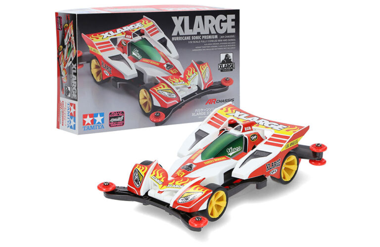 XLARGE × TAMIYA コラボ ミニ四駆「ハリケーンソニック」が2024年 12