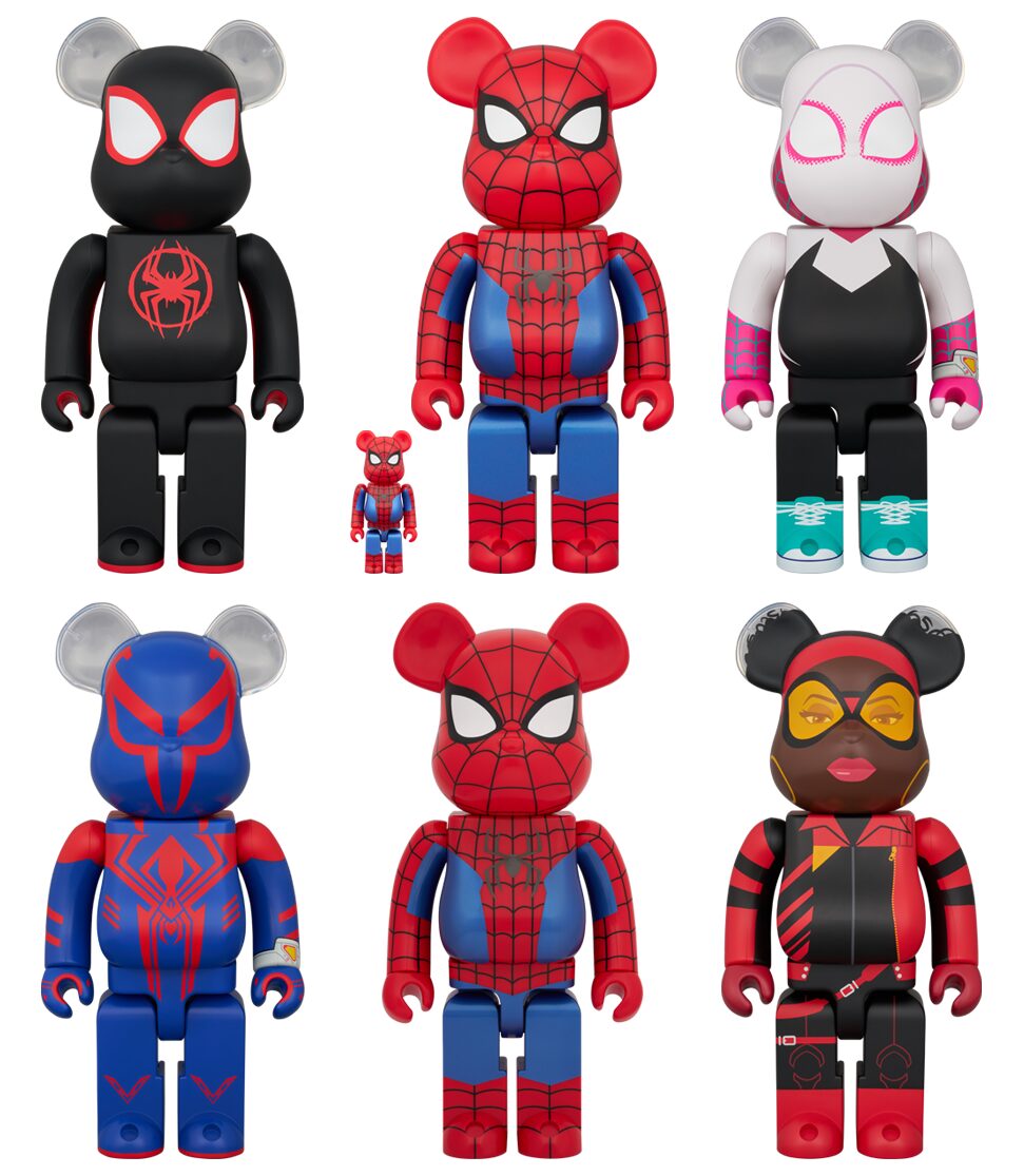 ベアブリック × スパイダーマン 全6型が2025年 5月 発売予定 (BE