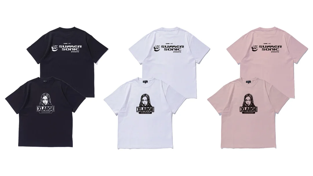 サマソニ25 × XLARGE & X-girl コラボTeeが予約販売 (サマーソニック