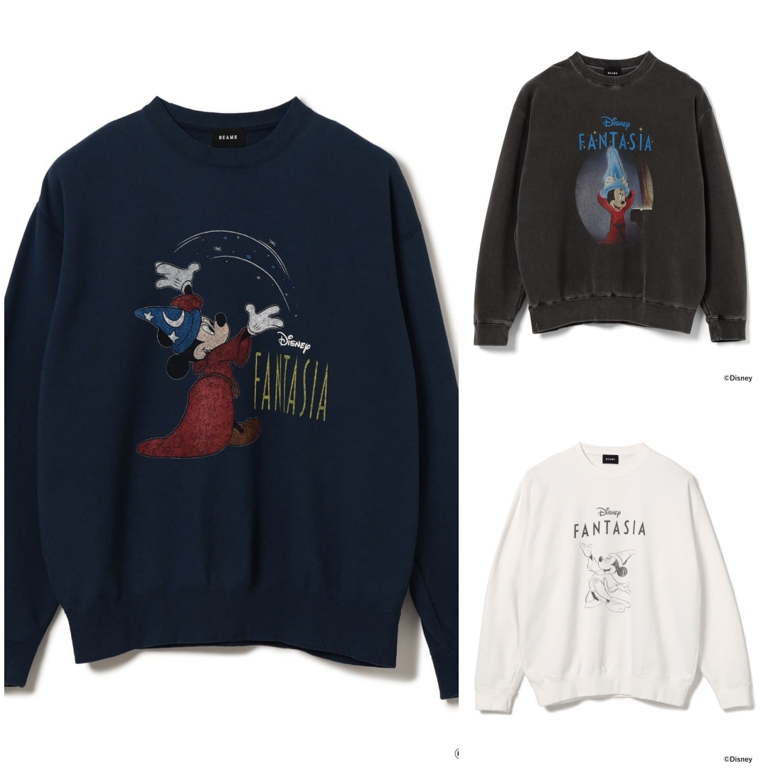 BEAMS T × GOOD ROCK SPEED 別注「Disney FANTASIA」クルーネックが