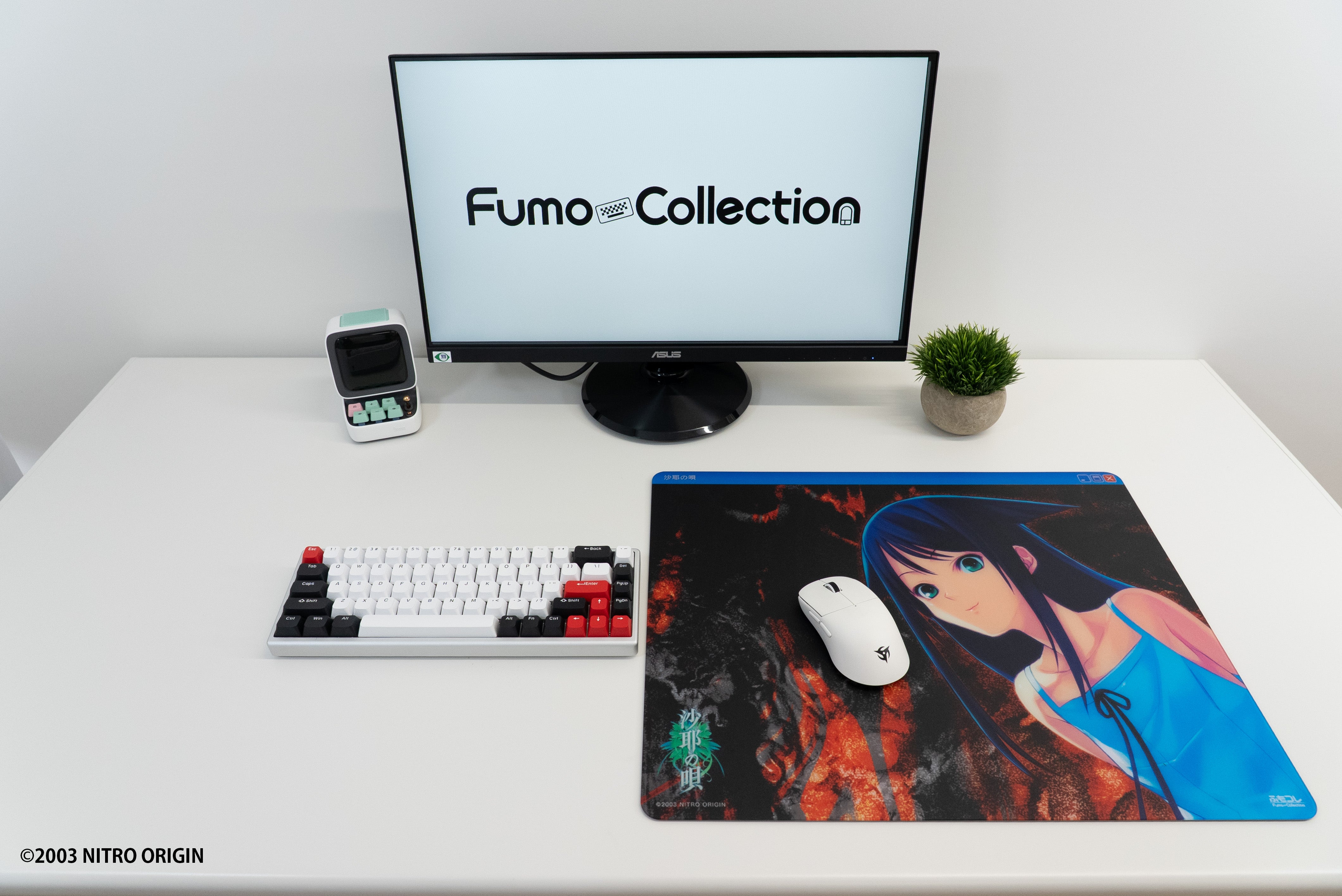 沙耶の唄 × ふもコレ ガラスマウスパッドA Dream Gamer 浮【他商品との