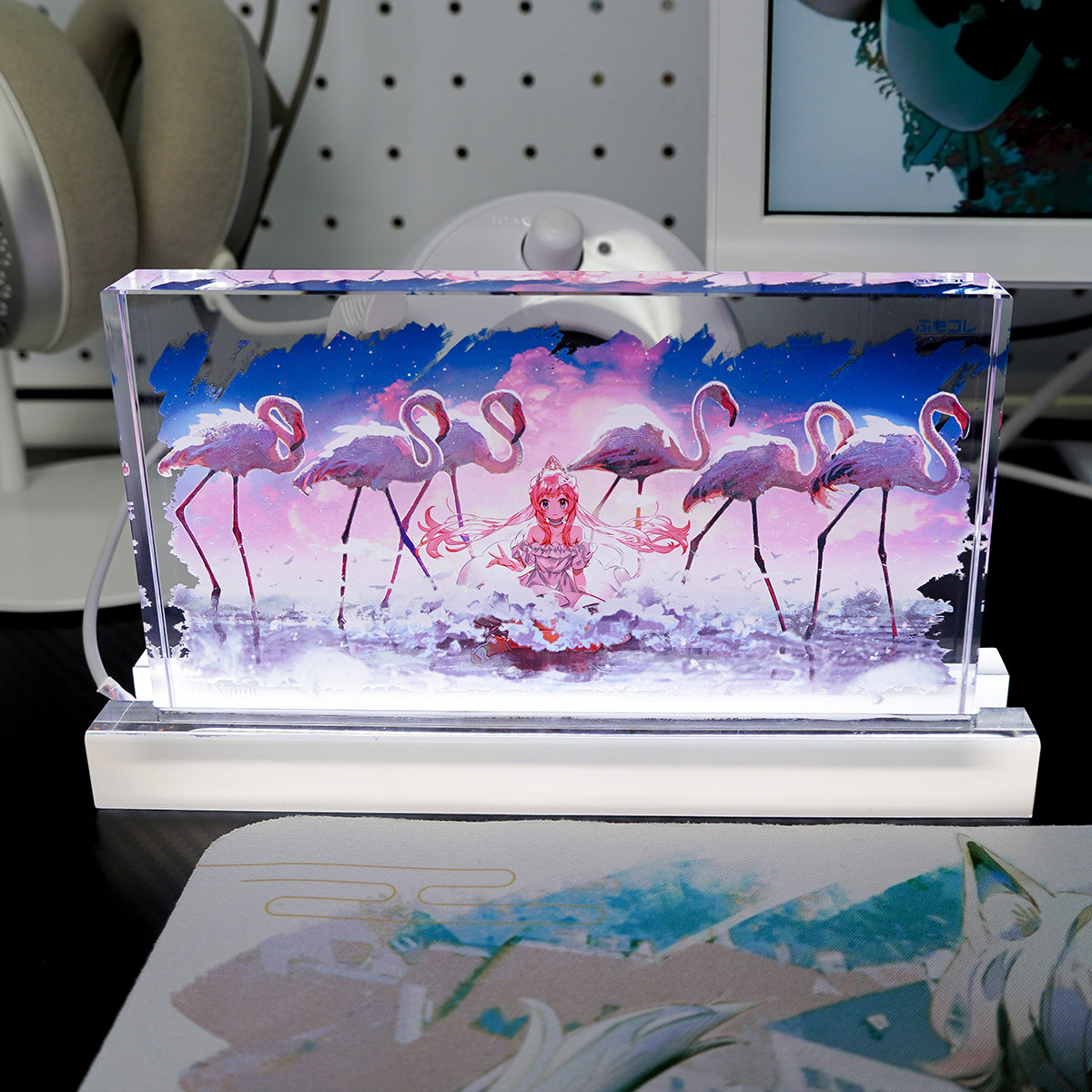 ふもコレ×Namie LEDスタンド付アクリルブロック − alette −｜ふも