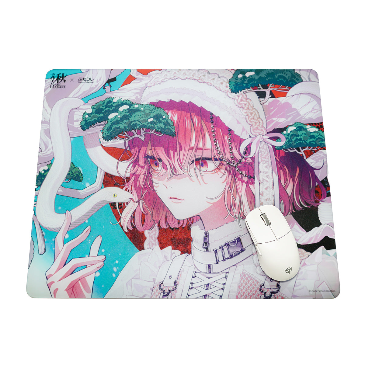 ふもコレSEASONS × 秋赤音 Dream Gamer 雷 ガラスマウスパッド 24冬