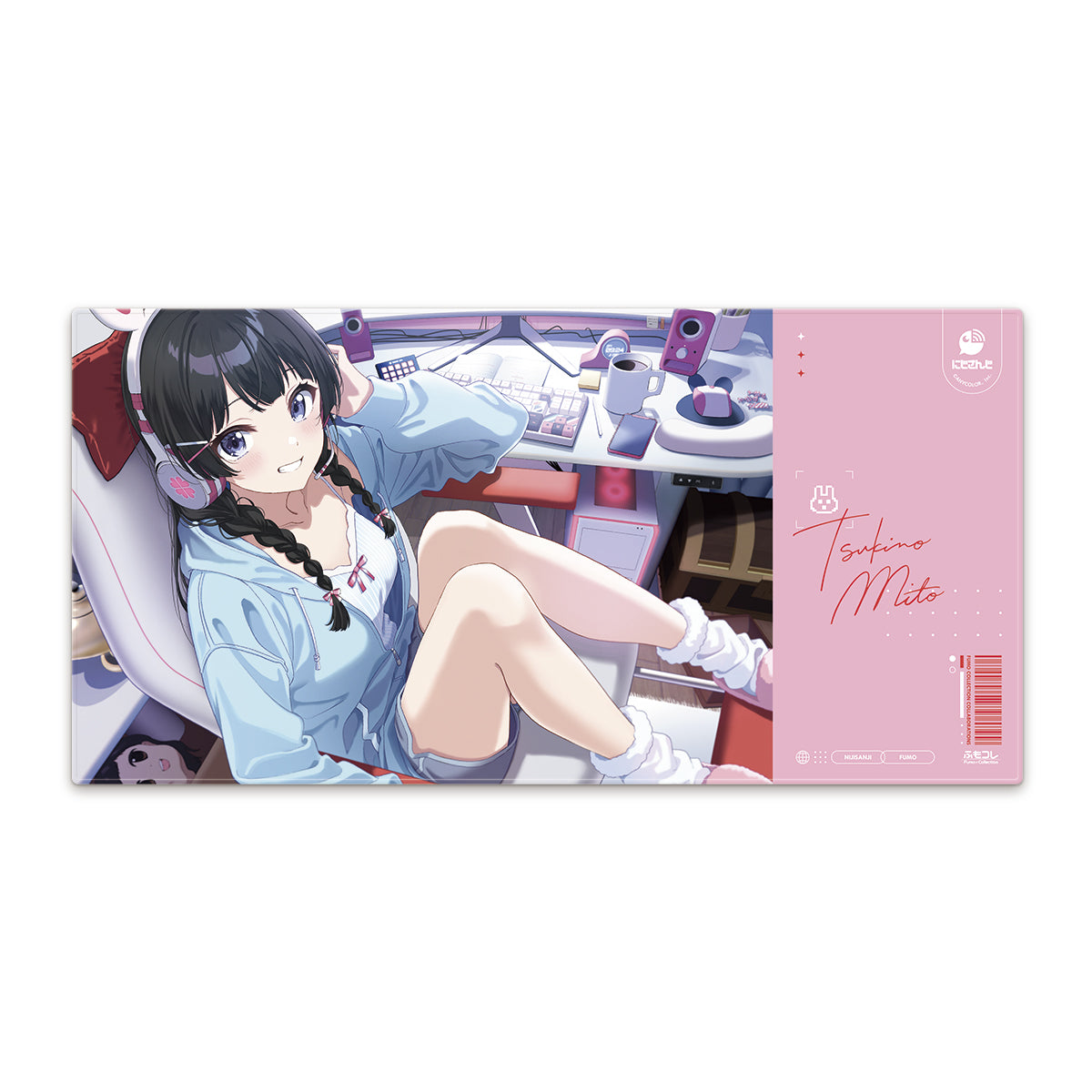 にじさんじ × ふもコレ ゲーミングマウスパッド アンジュ・カトリーナ