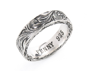 HAND ENGRAVED RING-R | JEWELRY | FUNNY ORIGINAL | 製品案内 | 株式