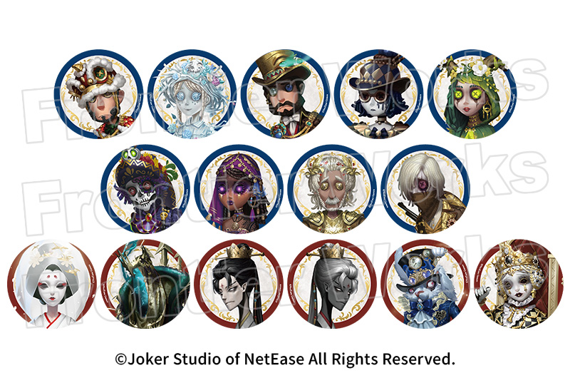 Identity V ＜RE:シリーズ＞ トレーディング缶バッジ 設定画collection