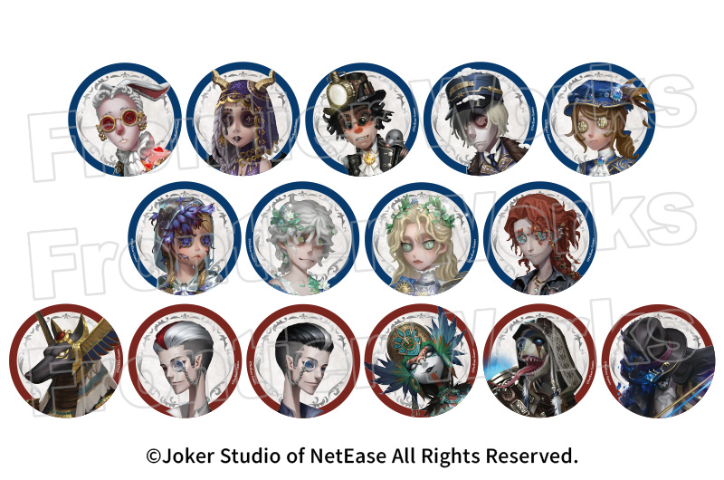 Identity V ＜RE:シリーズ＞ トレーディング缶バッジ 設定画collection
