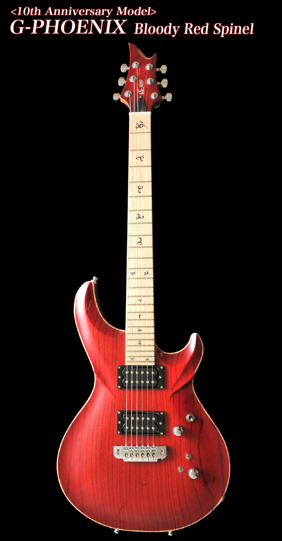 G-Life Guitars / -10th Anniversary Model- G-PHOENIX Bloody Red Spinel