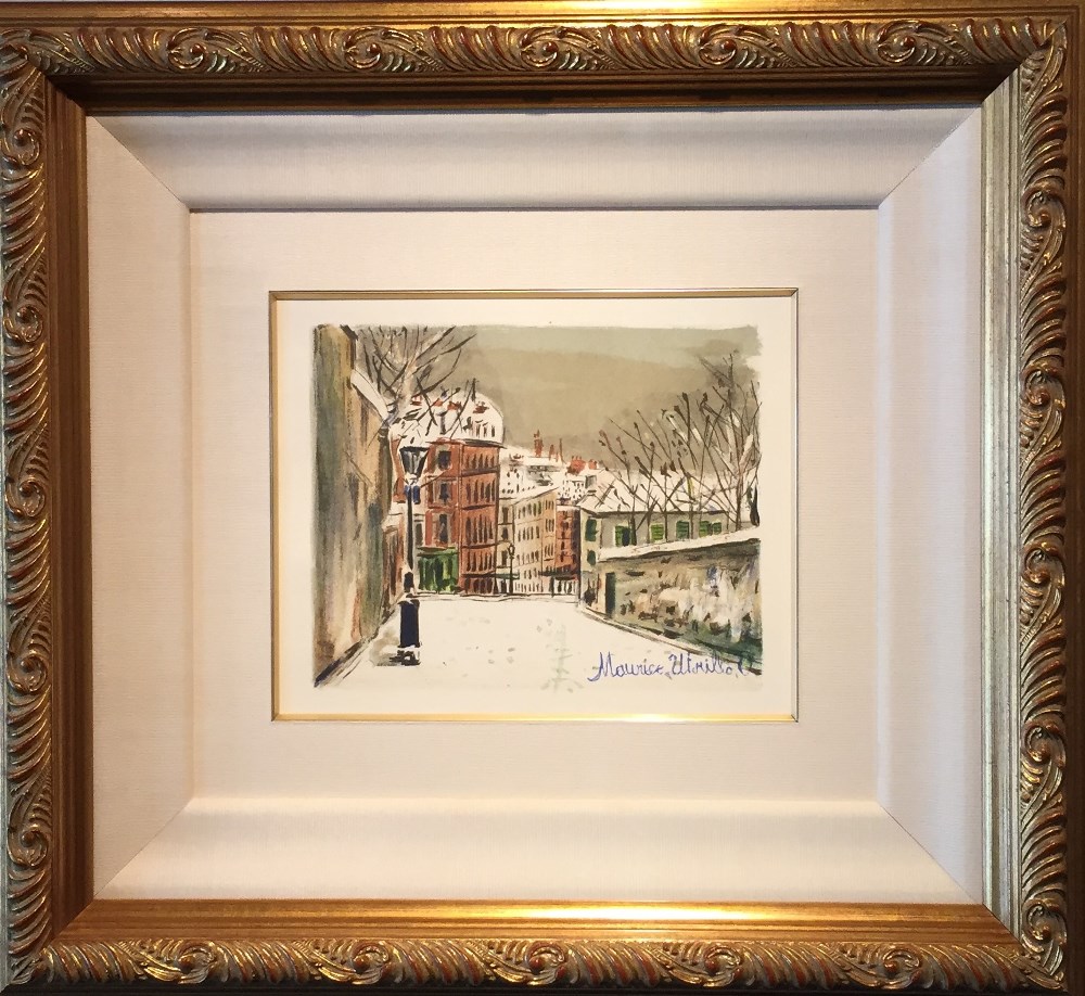 ユトリロ『モンマルトルベキュ』 - ギャラリーシーズ