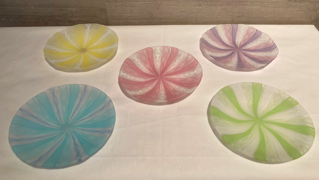 藤田喬平『手吹ヴェニス 銘々皿 1』 - ギャラリーシーズ