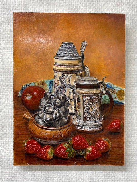 精密写実画家山中雅彦先生の新作が入荷しました。 | 絵画買取専門