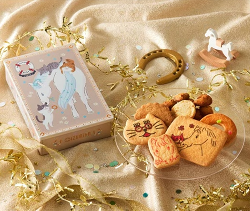 泉屋東京店 うまとねこ缶(幸せをつなぐ干支缶) 洋菓子 | G-Call