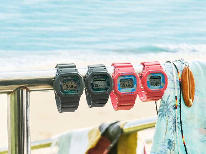 G-Shock and Baby-G G-LIDE Vintage Hawaii Surfing Series - G