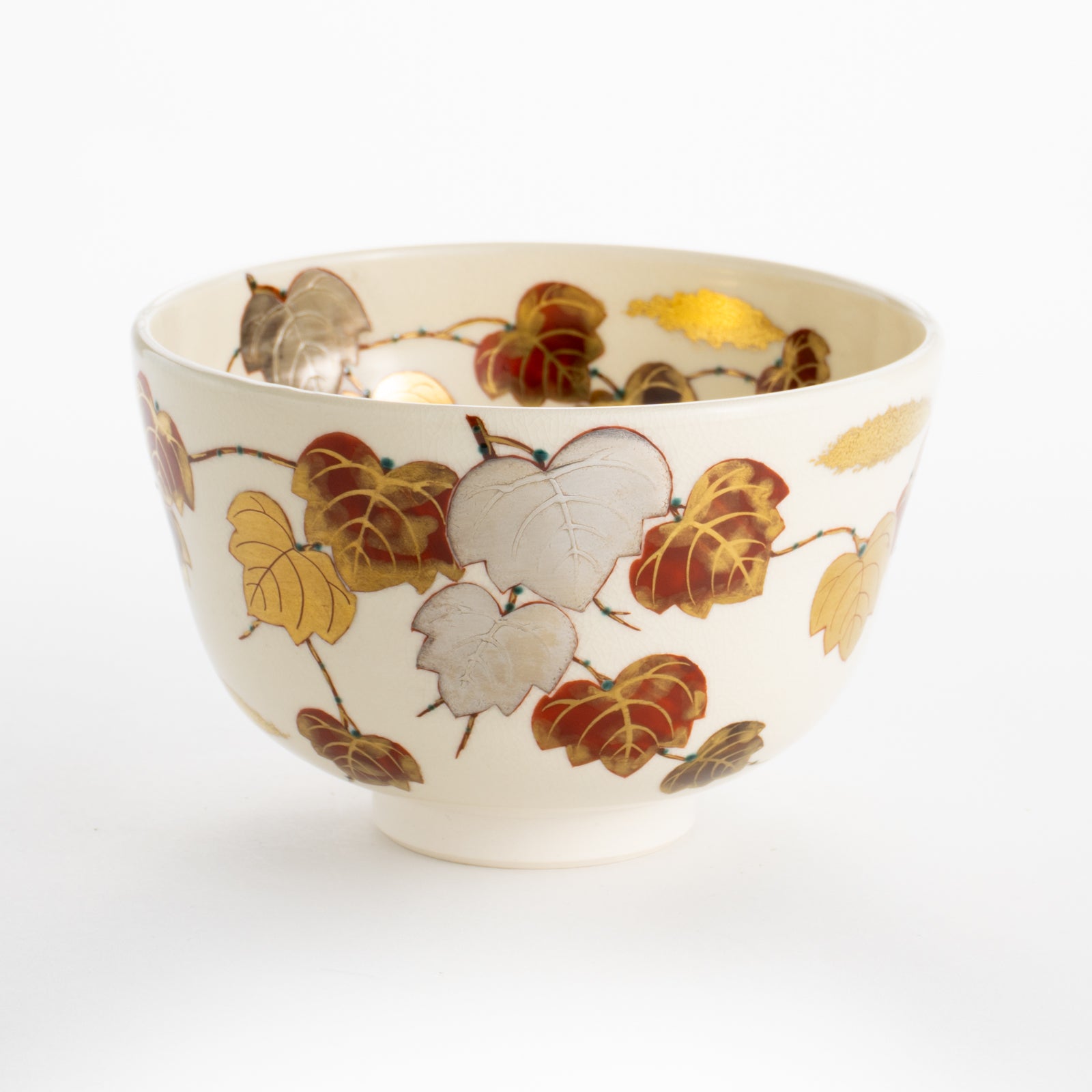 京都 清水焼】抹茶碗 蔦画 雄峰｜コトポッター