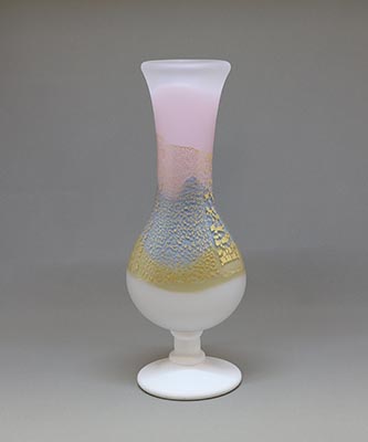 手吹三彩花瓶 (fk-3) – 岡南ギャラリー