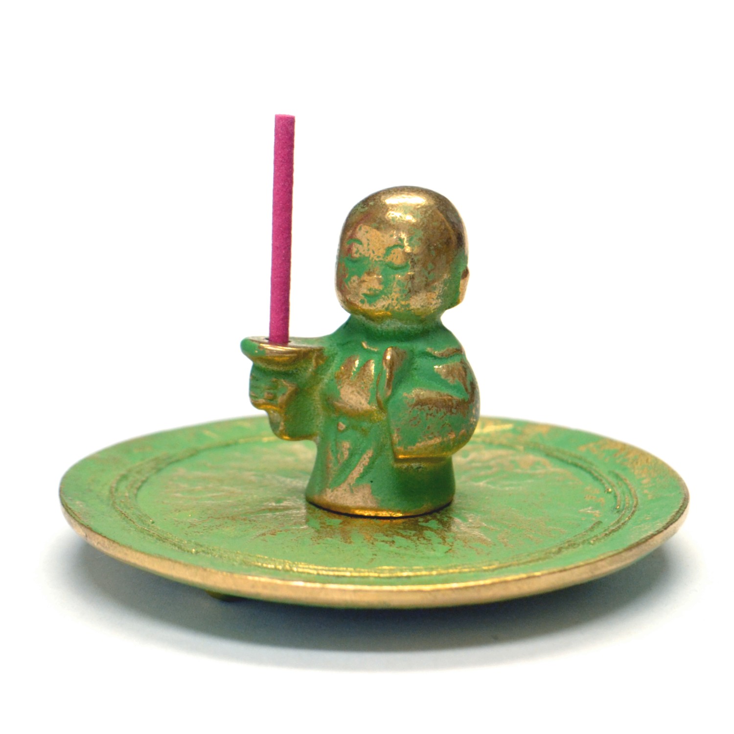 香立て プチ香 地蔵 高岡銅器 - 香老舗 高野山大師堂