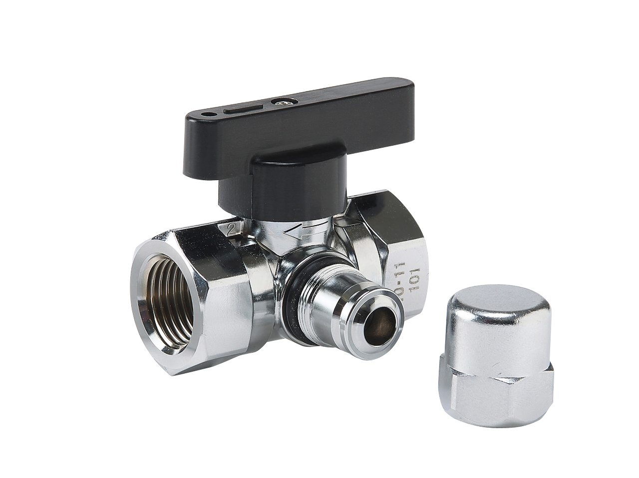 検査孔付ボールねじガス栓／LPガス用 - （ねじガス栓｜ねじガス栓