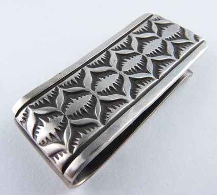 シルバーマネークリップ（Gary Reeves） | 極上ターコイズと