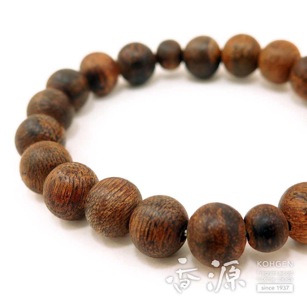 極上タニ沈香10mm玉ブレスレット No.Aの通販 - お香専門店香源