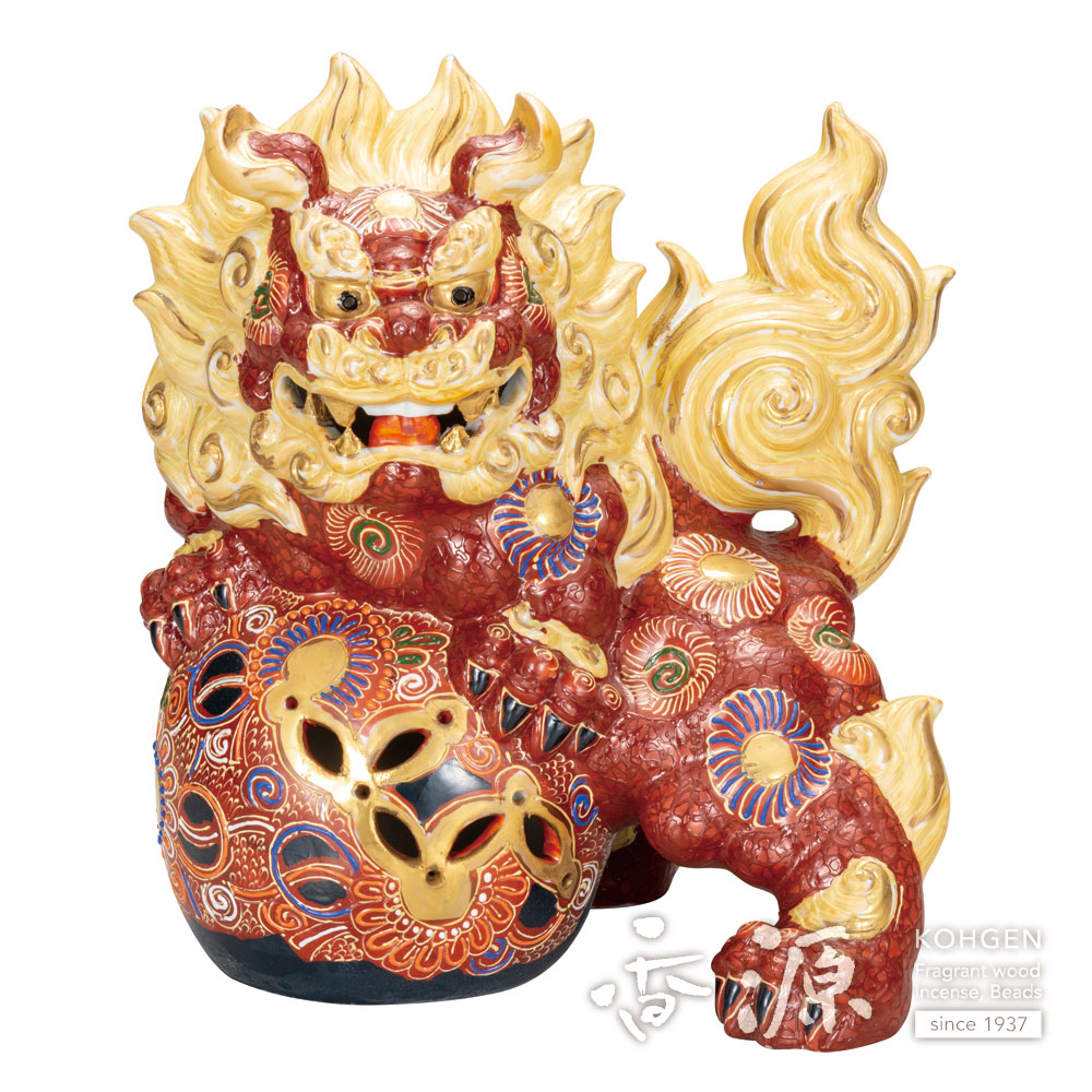 九谷焼の通販｜縁起置物 獅子 - お香専門店 香源