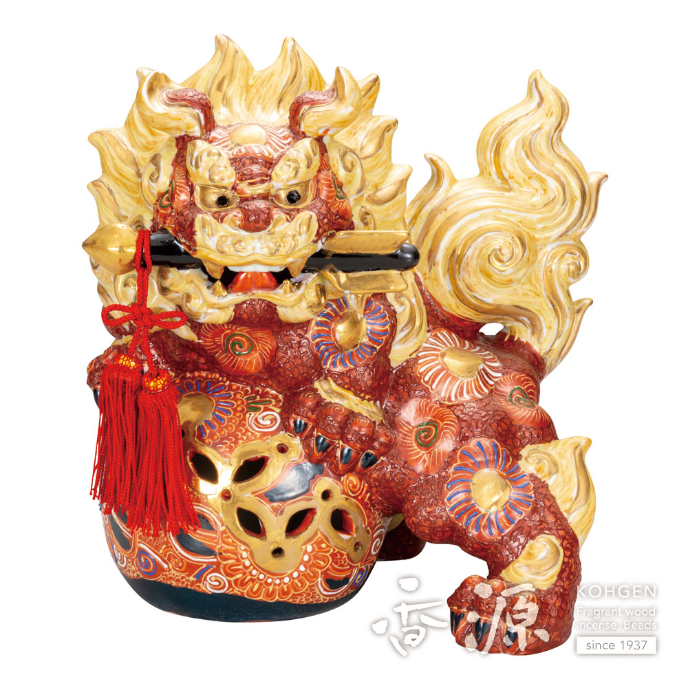 九谷焼の通販｜縁起置物 獅子 - お香専門店 香源