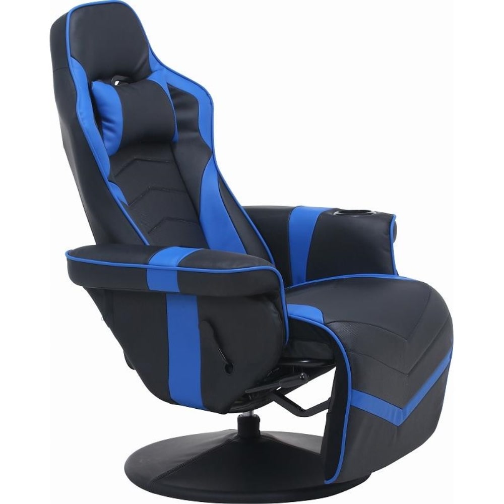 ゲーミングパーソナルチェア カーナ BK/BL ブラック／ブルー(ブラック