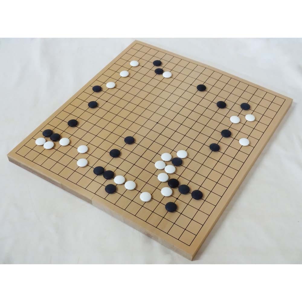 囲碁セット 木製折盤・碁石付き ボードゲーム 囲碁: カー・自転車