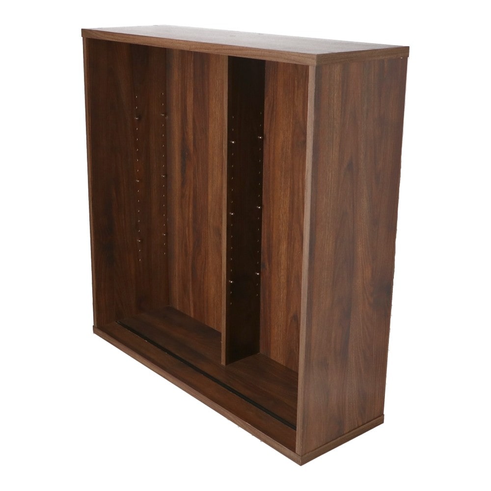 LIFELEX スライド書棚90 30－90 DBR(ダークブラウン): 家具