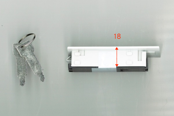 小池ガラス店 / 換気用ストッパー(鍵付き)キーNo.1 色:SG(シルバー系用