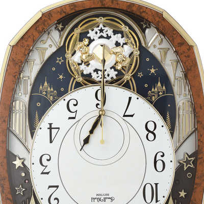 RHYTHM リズム 電波からくり時計｢スモールワールドノエルM｣ 4MN513RH23