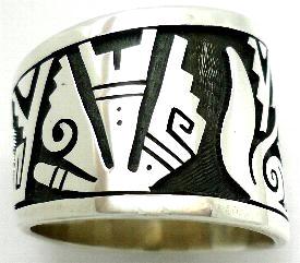 ホピ族製作のリング インディアンジュエリー