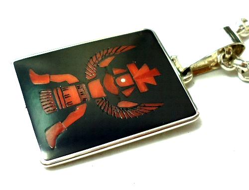 インディアンジュエリー ズニ族のペンダント