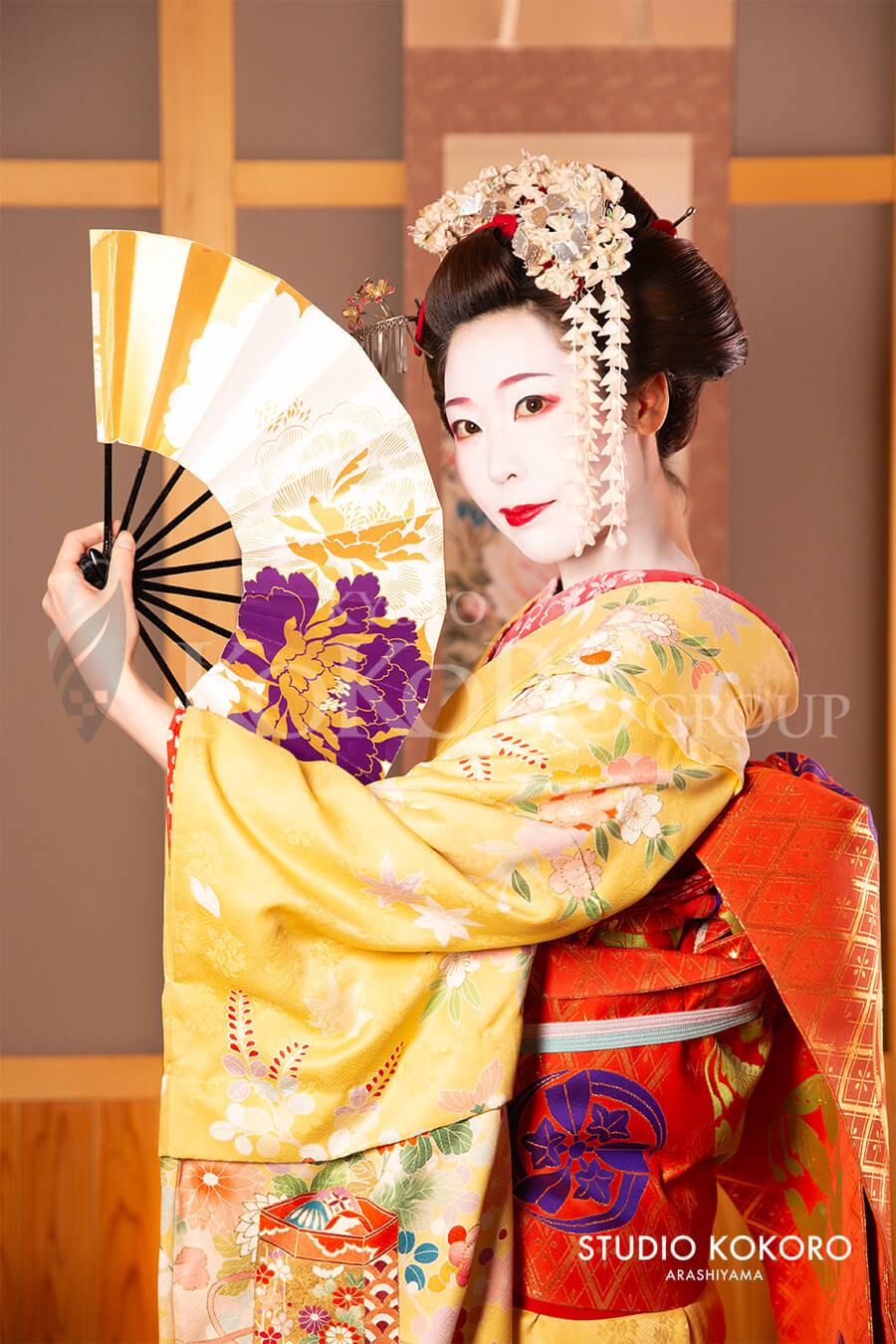 京都嵐山で舞妓体験 | スタジオ心 嵐山