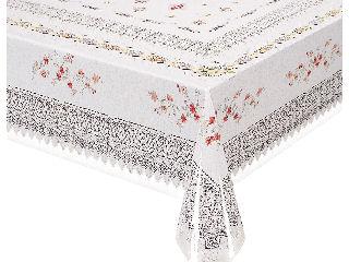 1枚物テーブルクロス セーヌ ピンク 135×185cm の通販