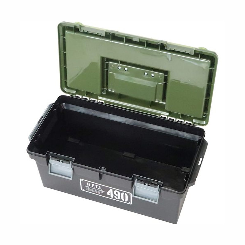 JEJアステージ ルーフツールボックス490X ブラック／グリーン