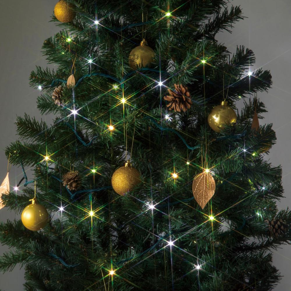 タカショー ローボルト LEDストレート 100球 シャインレモネード