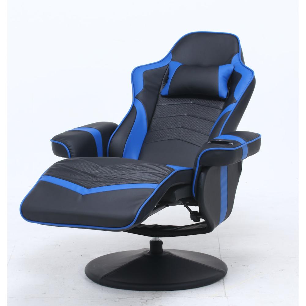 不二貿易 ゲーミングパーソナルチェア カーナ ブラック／ブルー BTー