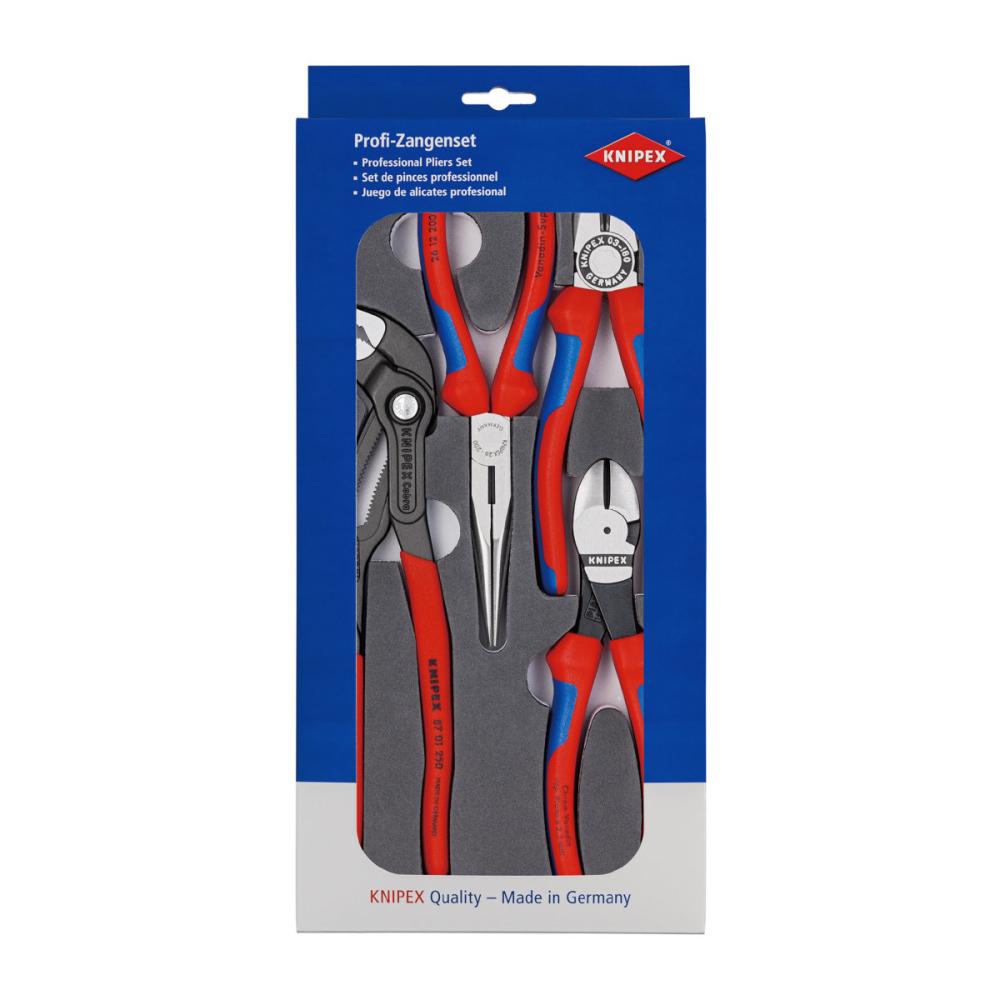 KNIPEX 4本組 プライヤーセット（ウレタントレイ収納ケース付