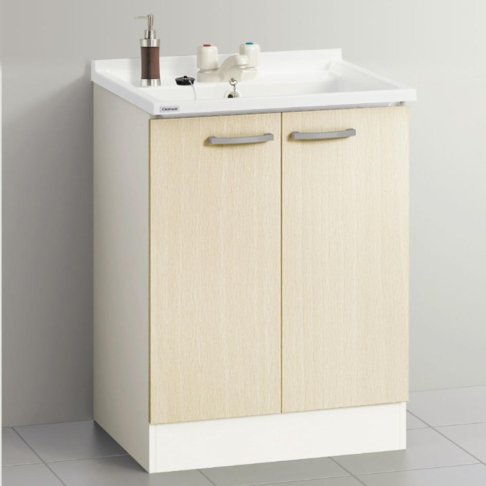 クリナップ 洗面台 BGA 間口600mm 開き扉 ツインハンドル水栓