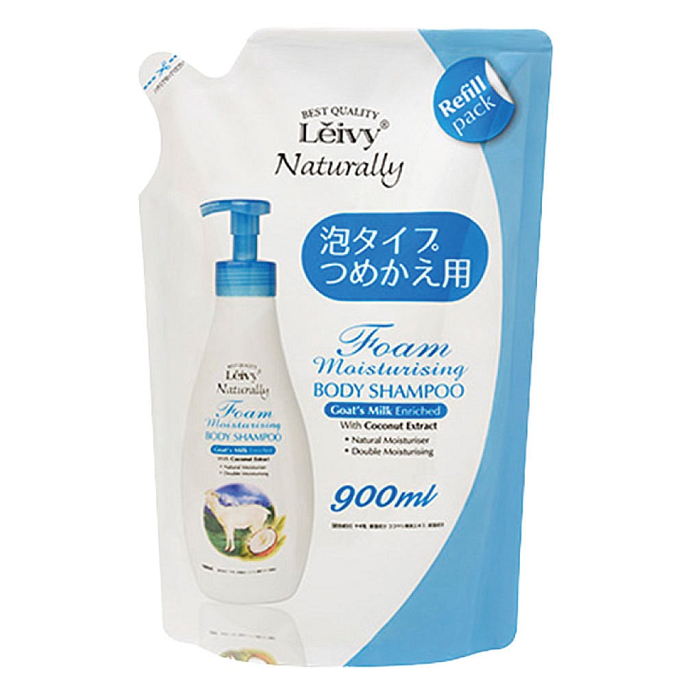 レイヴィ 泡ボディシャンプー ゴートミルク 詰め替え用 900mL の