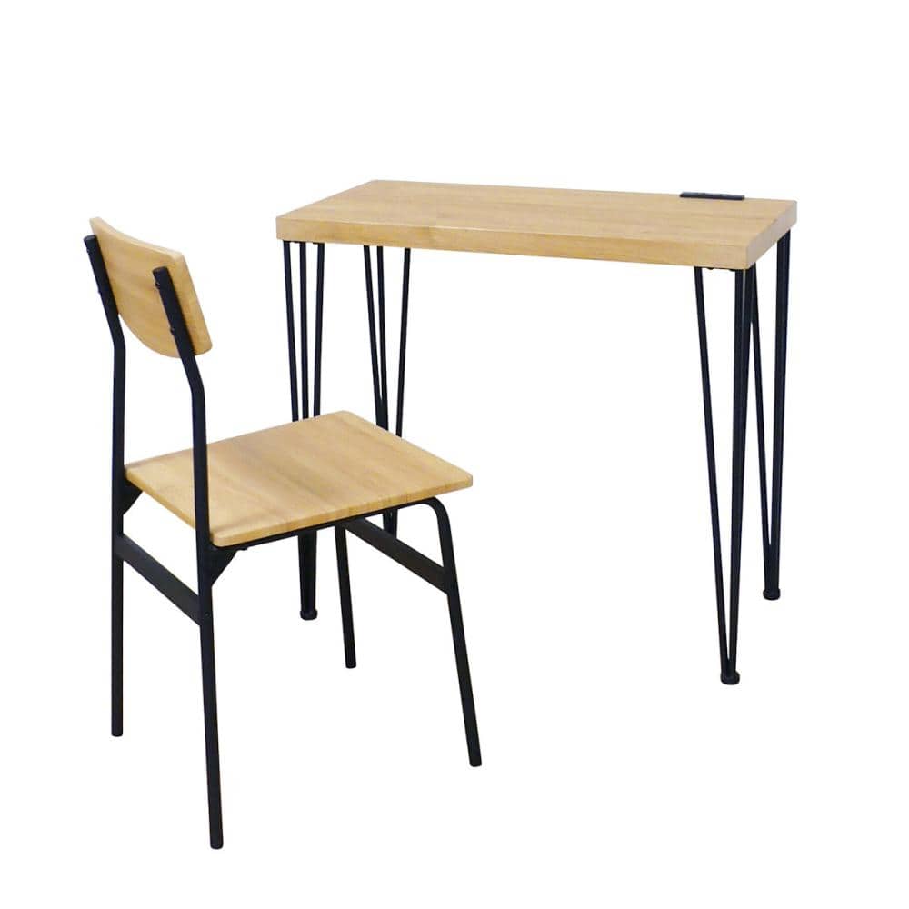 クロシオ アートデスク・チェア2点セット モダンナチュラル