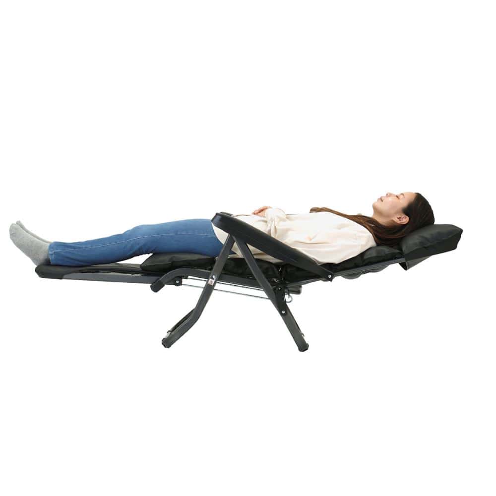 明光ホームテック ワンタッチアームチェア トリノ ブラック ACN の