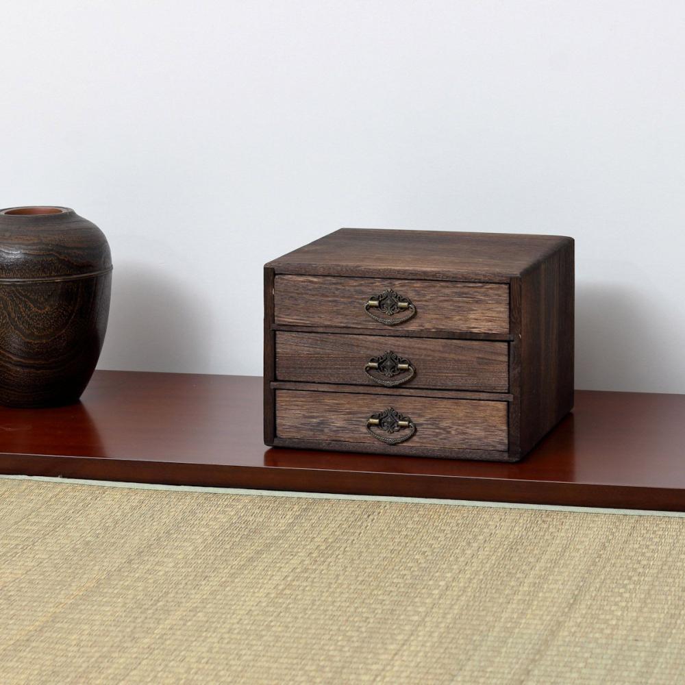 クロシオ 焼桐 小引出し3段 の通販 | ホームセンター コメリドットコム