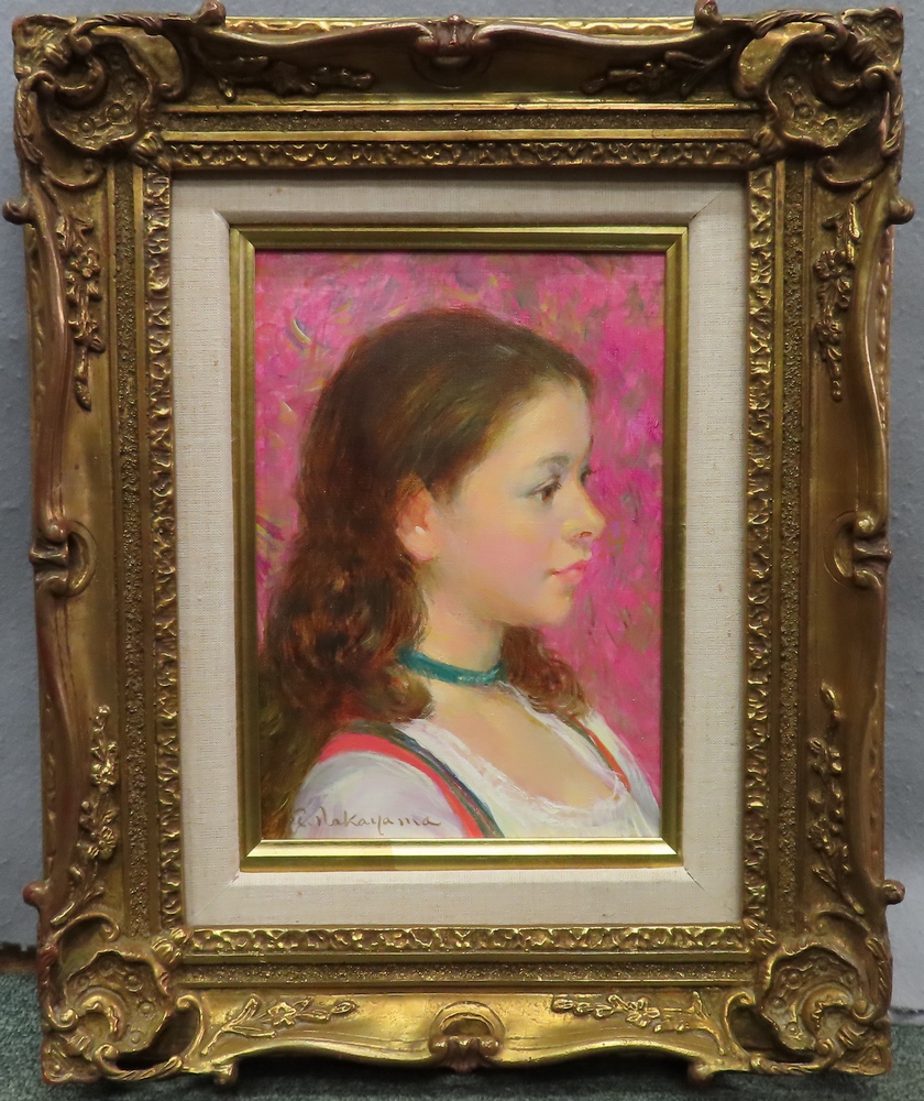 中山忠彦 『首かざり』 [古美術こもれび] 骨董,掛軸,絵画の買取と販売