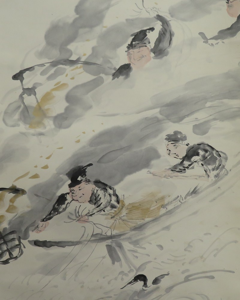 近藤浩一路 『鵜飼』 [古美術こもれび] 骨董,掛軸,絵画の買取と販売,名古屋